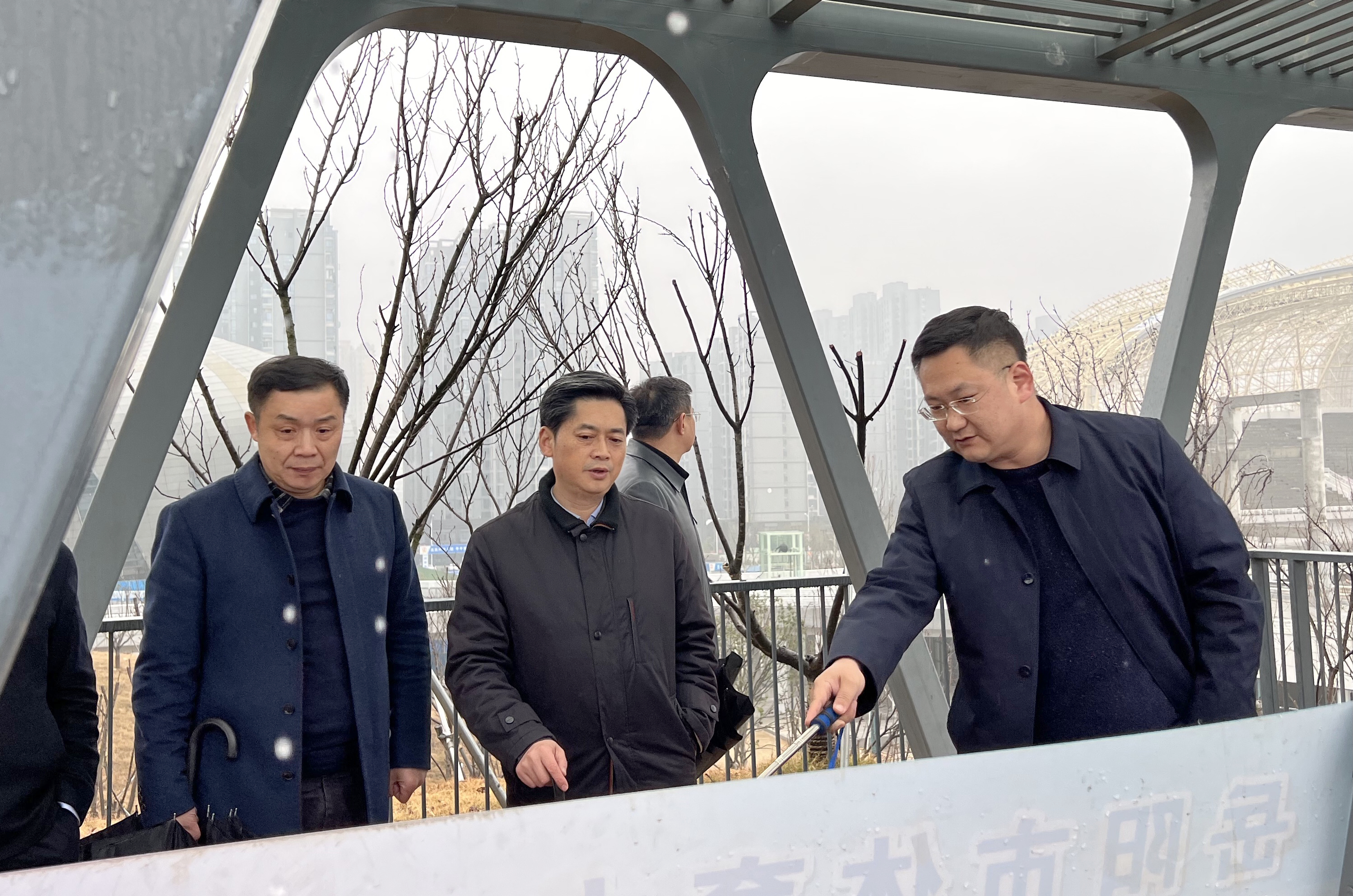 1月24日下午，趙岳平率隊調研省運會場館建設工作.jpg